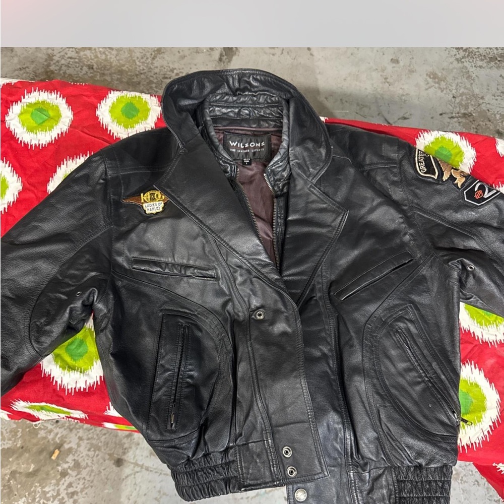 Wilson Black Leather Jacket for Women